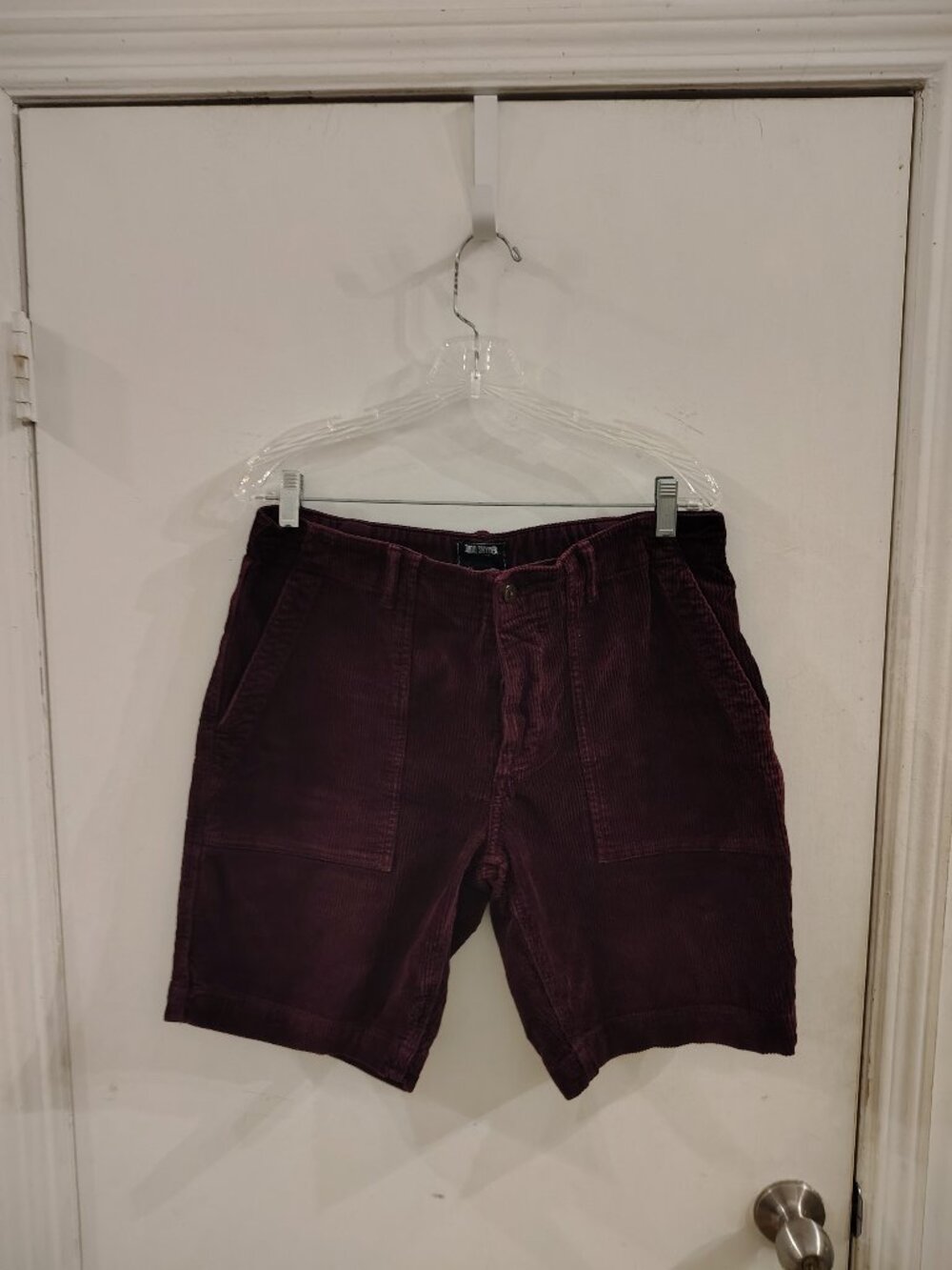 Todd Snyder Wine Casual Corduroy Short size 33